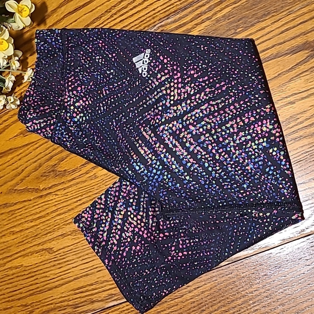 Adidas Athletic Capris Pants - Girl's Large - Picture 2 of 8